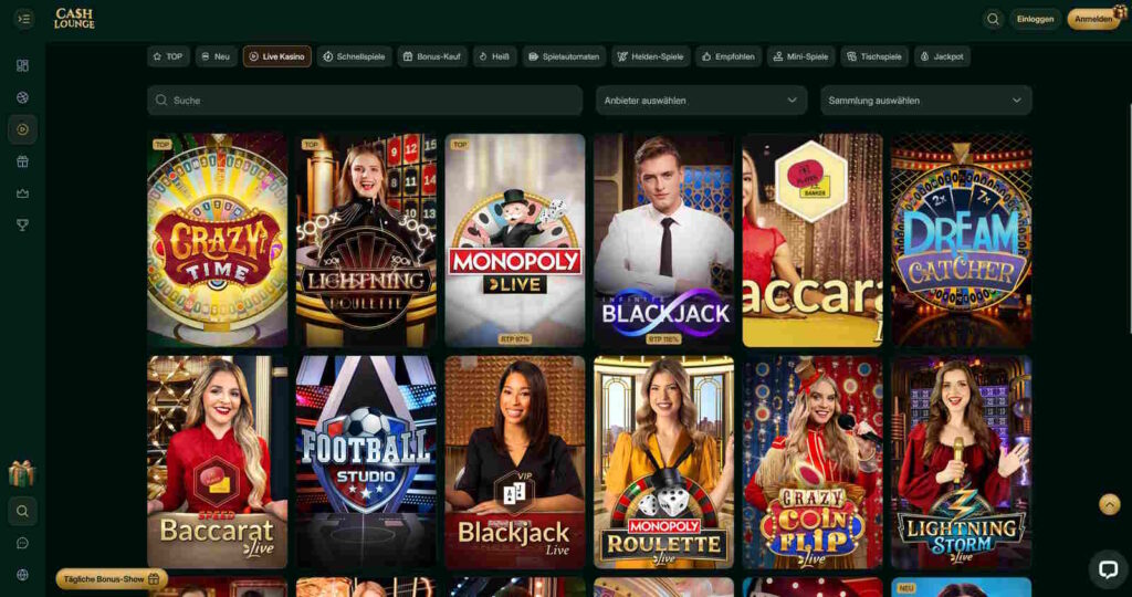 CashLounge Live Casino